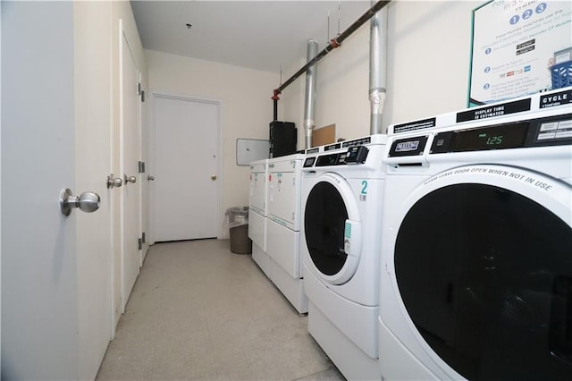 52 3rd Ave Unit 1A, New York City, NY 11217 - communal laundry room with washing machine and clothes dryer