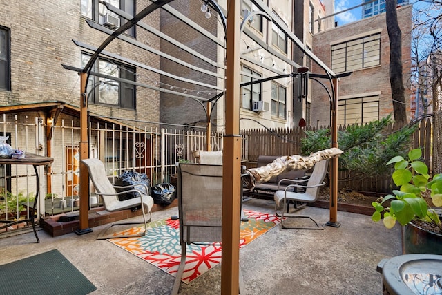 249 W End Ave, New York City, NY 10023 - view of patio / terrace with fence and cooling unit