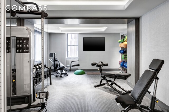 view of exercise room