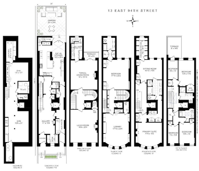13 E 94th St, New York City, NY 10128 - floor plan