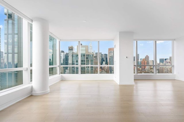 interior space featuring light hardwood / wood-style floors