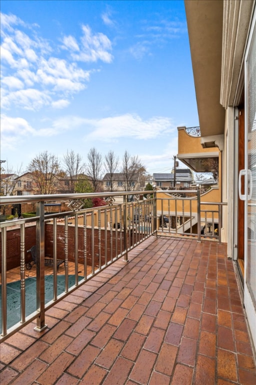 view of patio / terrace featuring a balcony