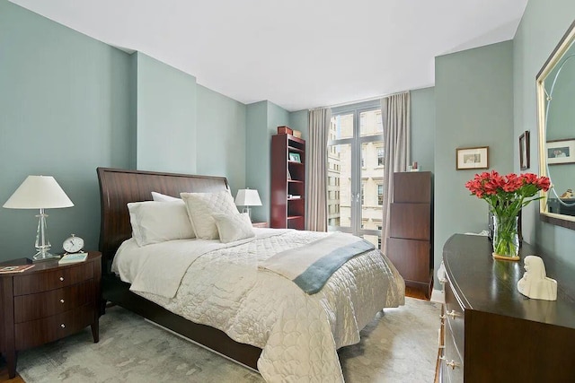 bedroom with french doors