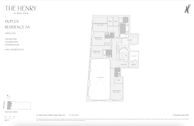 211 W 84th St Unit 5A, New York City, NY 10024 - view of property floor plan