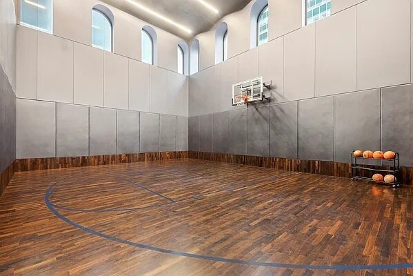 view of basketball court with community basketball court