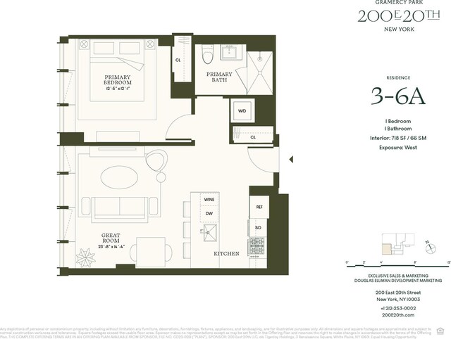 200 E 20th St Unit 3A, New York City, NY 10003 - floor plan