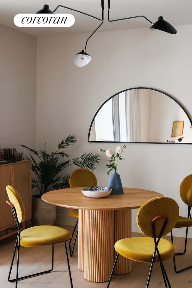 view of dining room