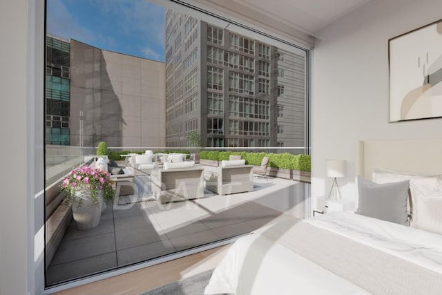 611 W 56th St Unit 4E, New York City, NY 10019 - view of bedroom