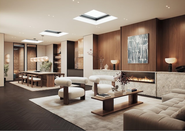 370 Lenox Ave Unit Ph8, New York City, NY 10027 - common area with wood walls