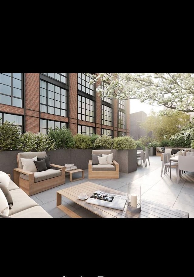 234 E 23rd St Unit 4-A, New York City, NY 10010 - view of patio with outdoor lounge area