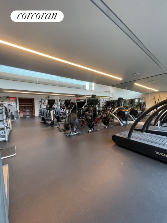 view of workout area