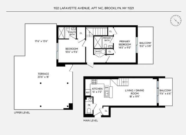 1122 Lafayette Ave Unit 4C, New York City NY, 11221, 2 bedrooms, 2.5 baths multi for sale