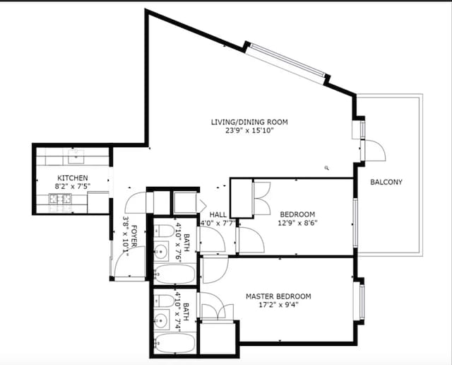 63-14 Queens Blvd Unit 7P, New York City, NY 11377 - floor plan