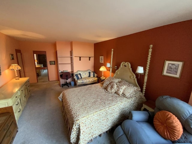 bedroom featuring carpet floors