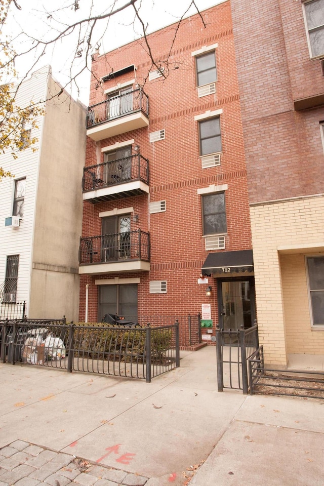 712 6th Ave Unit 4, New York City, NY 11215 - view of apartment building / complex featuring fence