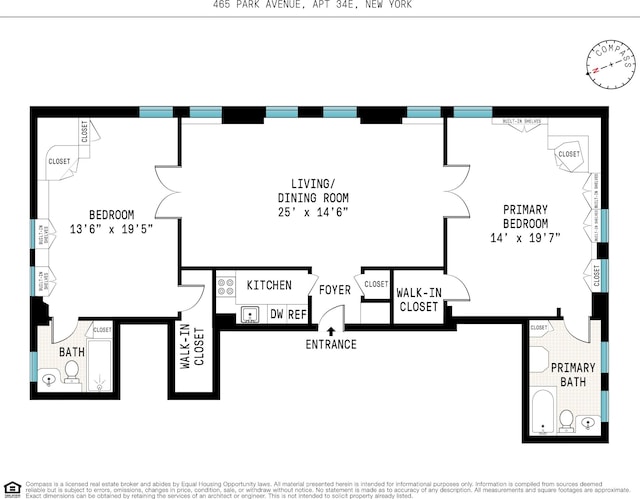 465 Park Ave Unit 34E, New York City, NY 10022 - view of home floor plan