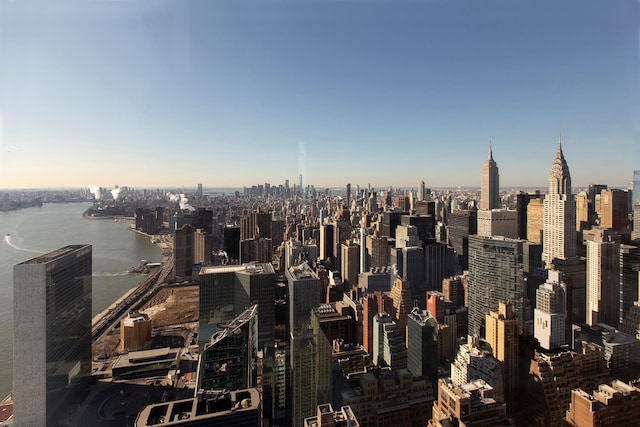 view of city featuring a water view