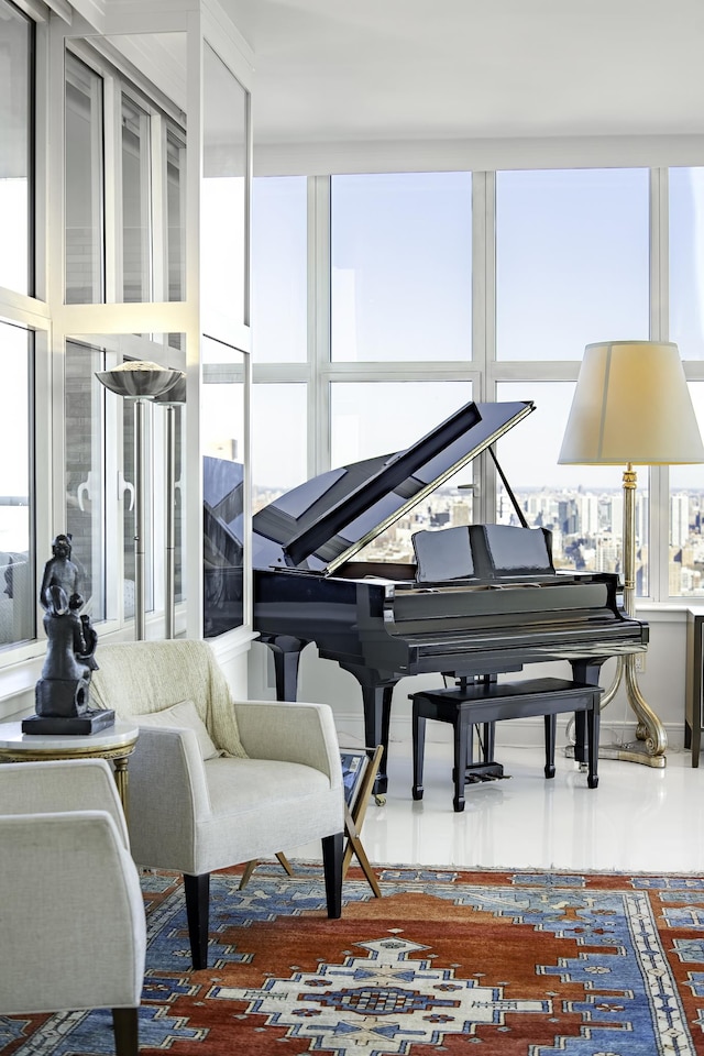 view of living area