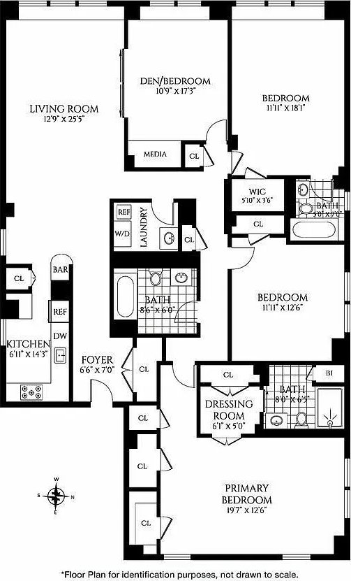 411 E 57th St Unit 11Ab, New York City, NY 10022 - view of room layout