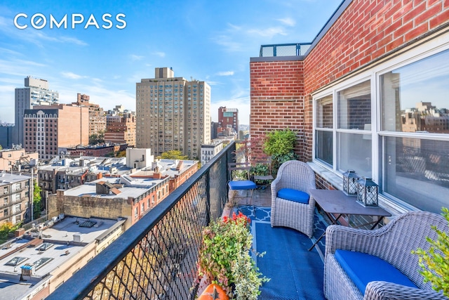 444 E 84th St Phe, Phe, New York City, NY 10028 - balcony featuring a city view