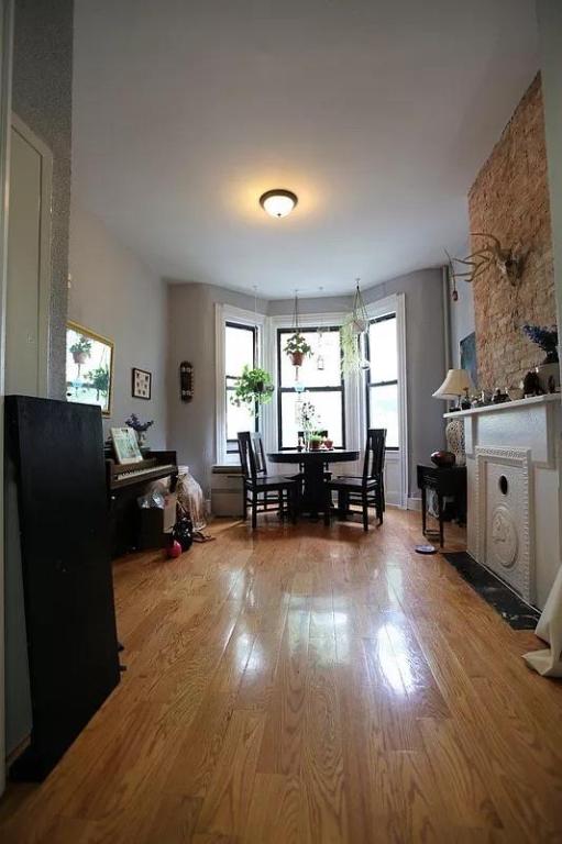 dining room featuring hardwood / wood-style flooring