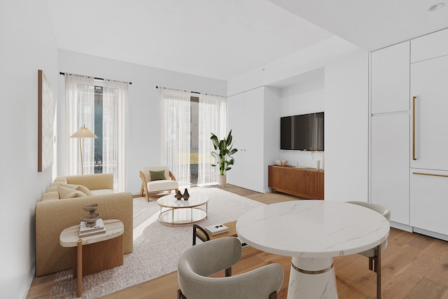 330 Grand St Unit 2A, New York City, NY 10002 - living area featuring light wood-style flooring