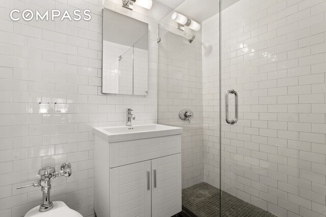 interior space featuring radiator heating unit, ceiling fan, and parquet floors