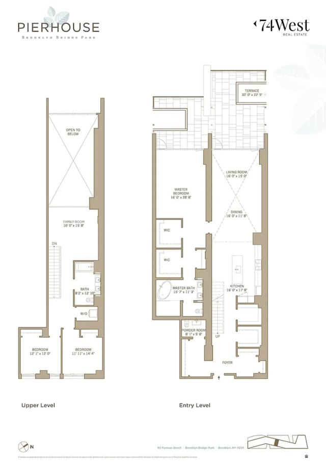 90 Furman St Unit N210, New York City, NY 11201 - view of home floor plan