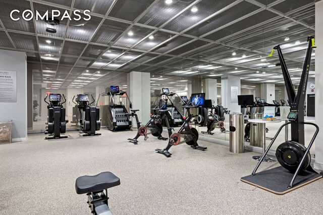 200 E 66th St Unit D1203, New York City, NY 10065 - view of workout area