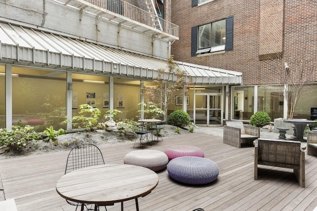 250 Mercer St Unit B603, New York City, NY 10012 - view of wooden deck