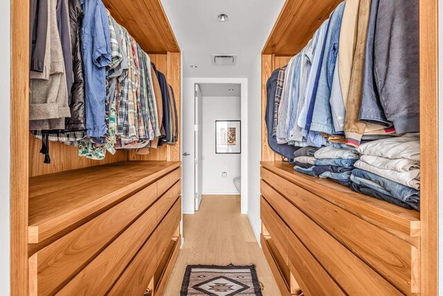 office area featuring hardwood / wood-style flooring