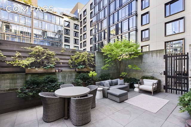 429 Kent Ave Unit Th2, New York City, NY 11249 - view of patio / terrace with an outdoor living space
