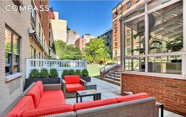 view of patio / terrace with outdoor lounge area