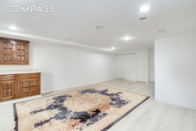139 82nd St, New York City, NY 11209 - empty room featuring recessed lighting and light wood-style flooring