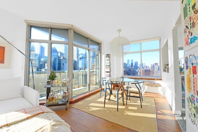 sunroom featuring a wealth of natural light