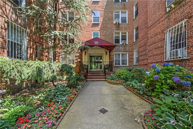 221 Mcdonald Ave Unit P3, New York City, NY 11218 - property entrance with brick siding