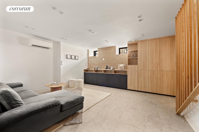 18 Orient Ave, New York City, NY 11211 - living room featuring an AC wall unit