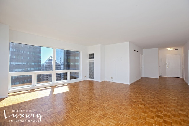 view of unfurnished living room