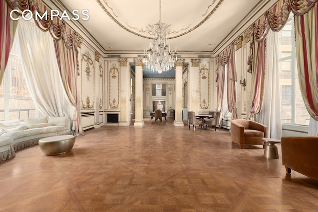 1 E 62nd St Ph, Ph, New York City, NY 10065 - community lobby with ornamental molding