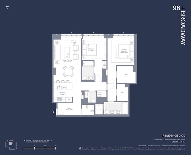 250 W 96th St Unit 6C, New York City, NY 10025 - floor plan / room layout