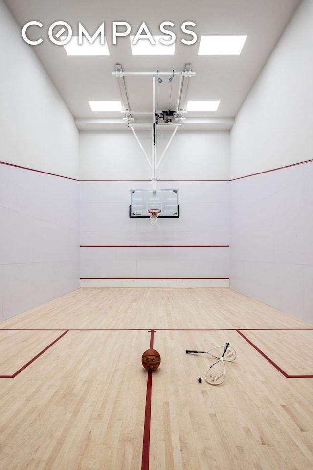 view of sport court