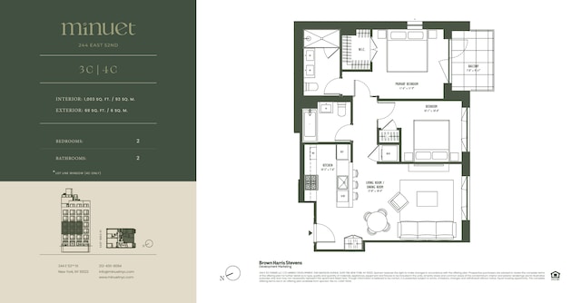 244 E 52nd St Unit 3C, New York City, NY 10022 - property floor plan