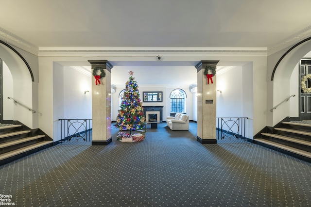 lobby featuring stairs