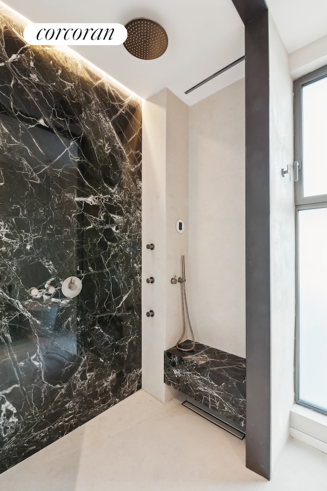 68 Commercial St Ph, Ph, New York City, NY 11222 - full bath featuring a marble finish shower