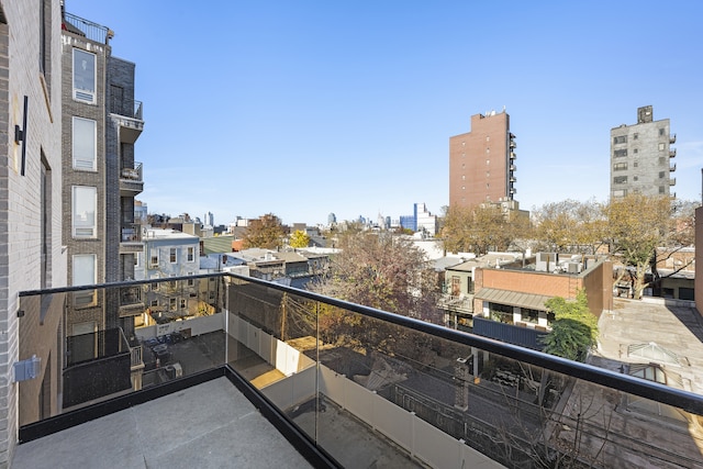 229 Withers St Unit 2B, New York City, NY 11211 - balcony featuring a view of city
