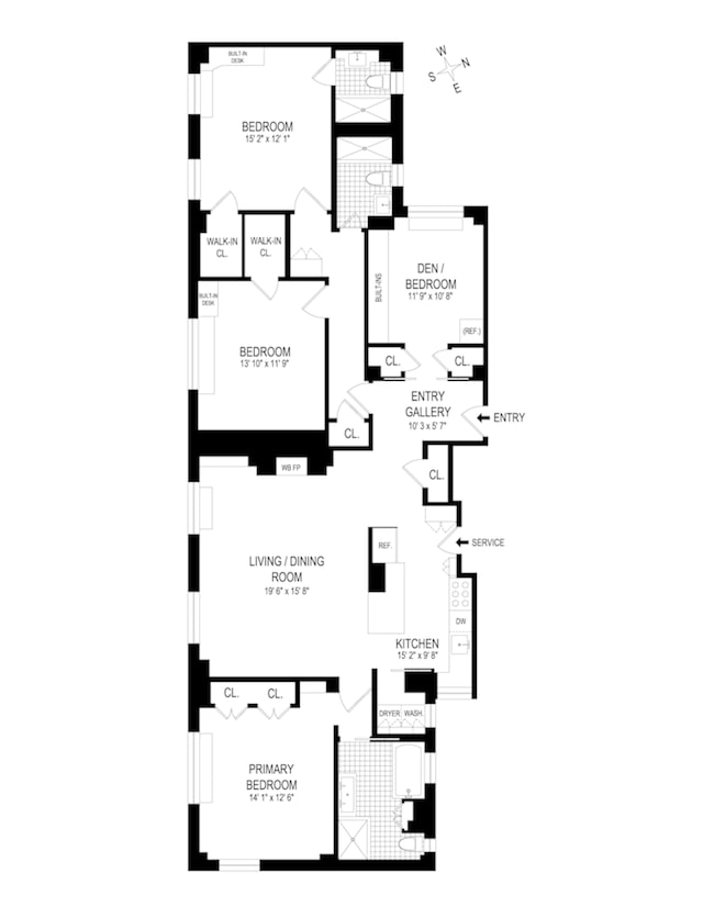 8 E 96th St Unit 14C, New York City, NY 10128 - view of layout