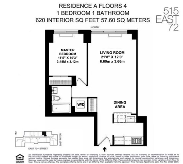515 E 72nd St Unit 4A, New York City, NY 10021 - home floor plan