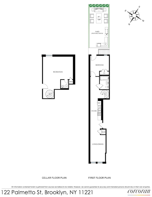 122 Palmetto St Unit 1L, New York City, NY 11221 - property floor plan