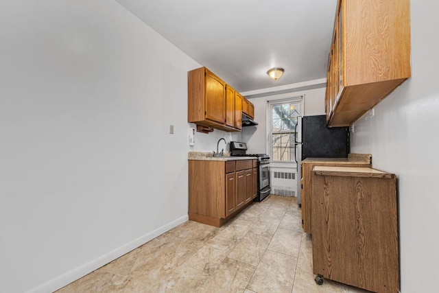 kitchen featuring sink and appliances with stainless steel finishes