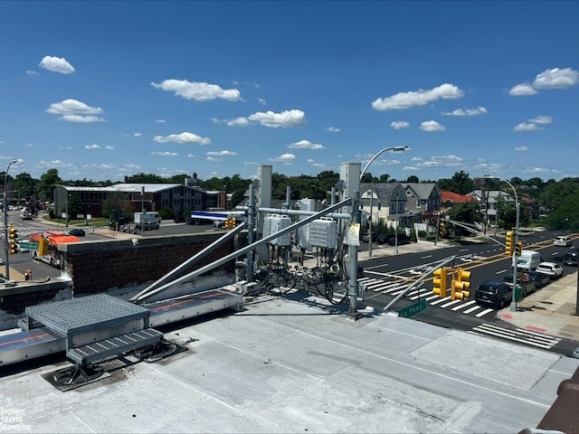 view of dock area